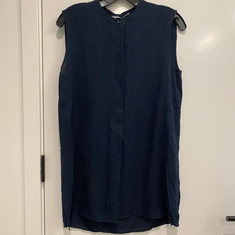 Vince sleeveless silk tunic
